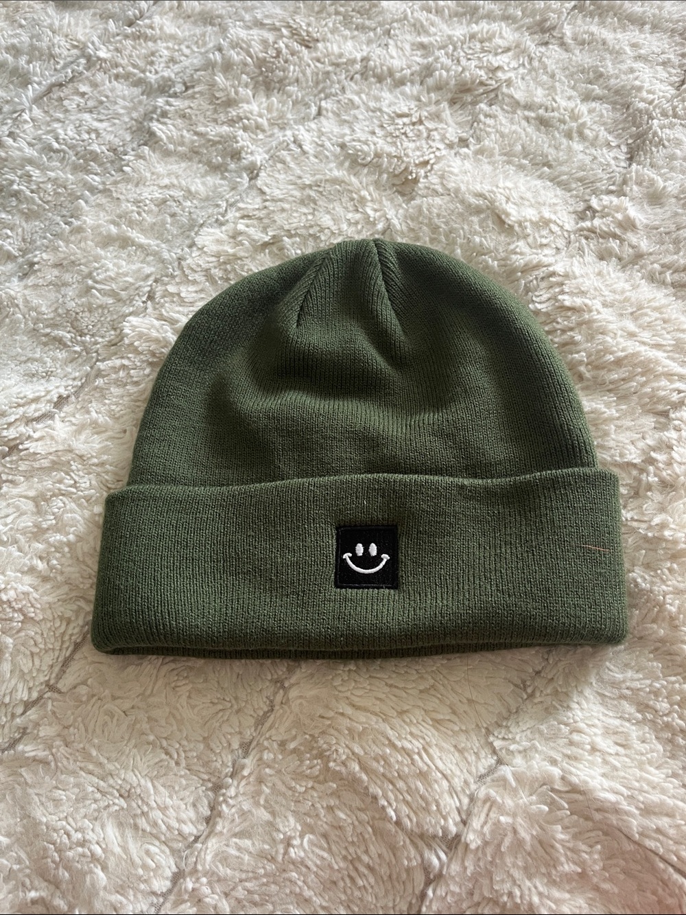 olive green beanie